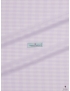 Mtr. 2.00 Poplin Fabric Vichy Check Lilac White Giza 45 NE 170/2 - Atelier Romentino