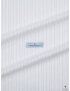 Mtr. 2.00 Linen Cotton Batiste Fabric Stripe Blue Pink White - Atelier Romentino