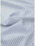 Piqué Shirting Fabric Ink Blue White Giza 45 NE 170/2 Atelier Romentino