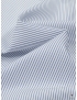 Piqué Shirting Fabric Ink Blue White Giza 45 NE 170/2 Atelier Romentino