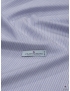 Mtr. 1.65 Twill Shirting Fabric Striped White Sky Blue Giza 45 NE 170/2 - Atelier Romentino