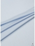 Twill Shirting Fabric Striped White Pale Blue Giza 45 NE 170/2 - Atelier Romentino