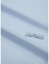 Twill Shirting Fabric Striped White Pale Blue Azure Giza 45 NE 170/2 - Atelier Romentino