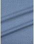Tessuto Popeline Stampa Geometrica Blu Chiaro Bianco
