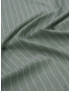 Poplin NE120/2 Cotton Shirting Fabric Striped Olive Green Aubergine