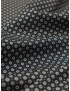 Cotton Twill Fabric Tie Pattern Night Blue Periwinkle Yellow Carnet - Como