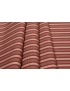 Jacquard Fabric Small Stripes Burgundy - Siena