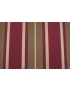 Jacquard Fabric Stripes Burgundy - Siena