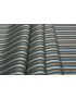 Tessuto Jacquard Fasce Piccole Blu Savoia - Siena