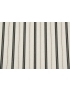 Jacquard Fabric Small Stripes Ecru - Siena