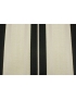 Jacquard Fabric Stripes Ecru - Siena