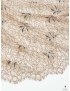 Viscose Blend Chantilly Lace Fabric Floral Skin Pink Black Solstiss