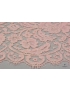 Heavy Lace Fabric Dentelle Leavers Peach Pink Solstiss