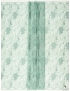 Chantilly Lace Fabric Abstract Eucalyptus Silver Lamé Solstiss