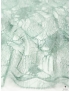 Chantilly Lace Fabric Abstract Eucalyptus Silver Lamé Solstiss