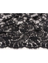 Embroidered Lace Fabric Dentelle Leavers Black Solstiss