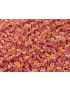 Silk Crêpe de Chine Fabric Floral Red - Luigi Verga