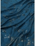 Tessuto Jacquard Seta Laminato Astratto Ottanio Grafite - Made in Como