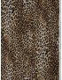Tessuto Tela Seta Leopardato Fulvo