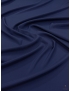 Stretch Silk Satin Fabric 4 Ply Blue Depths