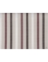 Outdoor Canvas Dralon Waterproof Fabric Multi Stripes Marsala Cocoa 