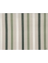 Outdoor Canvas Dralon Waterproof Fabric Multi Stripes Green 