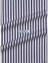 Poplin NE 140/2 Large Stripe Fabric Dark Blue - Testa 1919