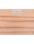 Poplin Fabric Check Orange - Testa 1919
