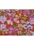 Linen Fabric Floral Red - Pierre Cardin