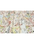 Cotto Blend Sailcloth Fabric Central London Map