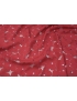 Lace Fabric Cherry Red