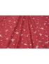 Lace Fabric Cherry Red