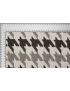 Mtr. 1.50 Jacquard Wool Fabric Pied de Poule Dove Grey