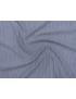 Silk Seersucker Stripe Denim White Tessitura di Novara