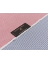 Cotton & Silk Fabric Pinstripe Double Face Red Blue Tessitura di Novara