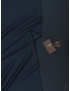 Pure Silk Raincoat Fabric Dark Blue Tessitura di Novara