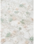 Embroidered Tulle Fabric Floral Silk White Pale Pink Mist Green