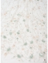 Embroidered Tulle Fabric Floral Silk White Pale Pink Mist Green