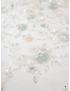 Embroidered Tulle Fabric Floral Silk White Pale Pink Mist Green
