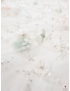 Embroidered Tulle Fabric Floral Silk White Pale Pink Mist Green