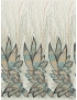 Embroidered Tulle Fabric Malachite Ardesia Gold