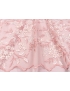 Embroidered Tulle Fabric Quartz Pink