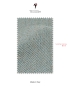 Tessuto Jersey Cotone e Lino Chevron Celeste Pallido-Beige Made in Italy