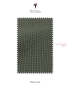 Tessuto Jersey Cotone Micro-Motivo 3D Mirto Made in Italy