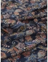 Tessuto Piquet Cotone Elastico Orientale Navy Amaranto Azzurro