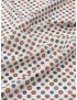 Tessuto Twill Cotone Disegno Cravatta Bianco Multicolore